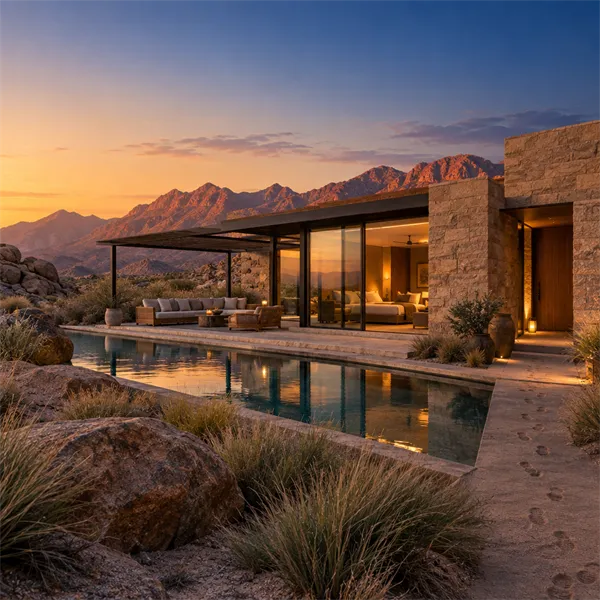 Luxury Desert Resort generated with GPT Image 2.5 Flare