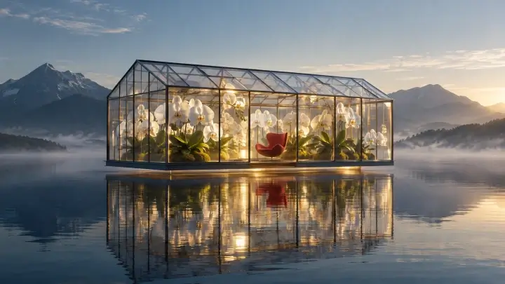 Dreamlike Glass Garden