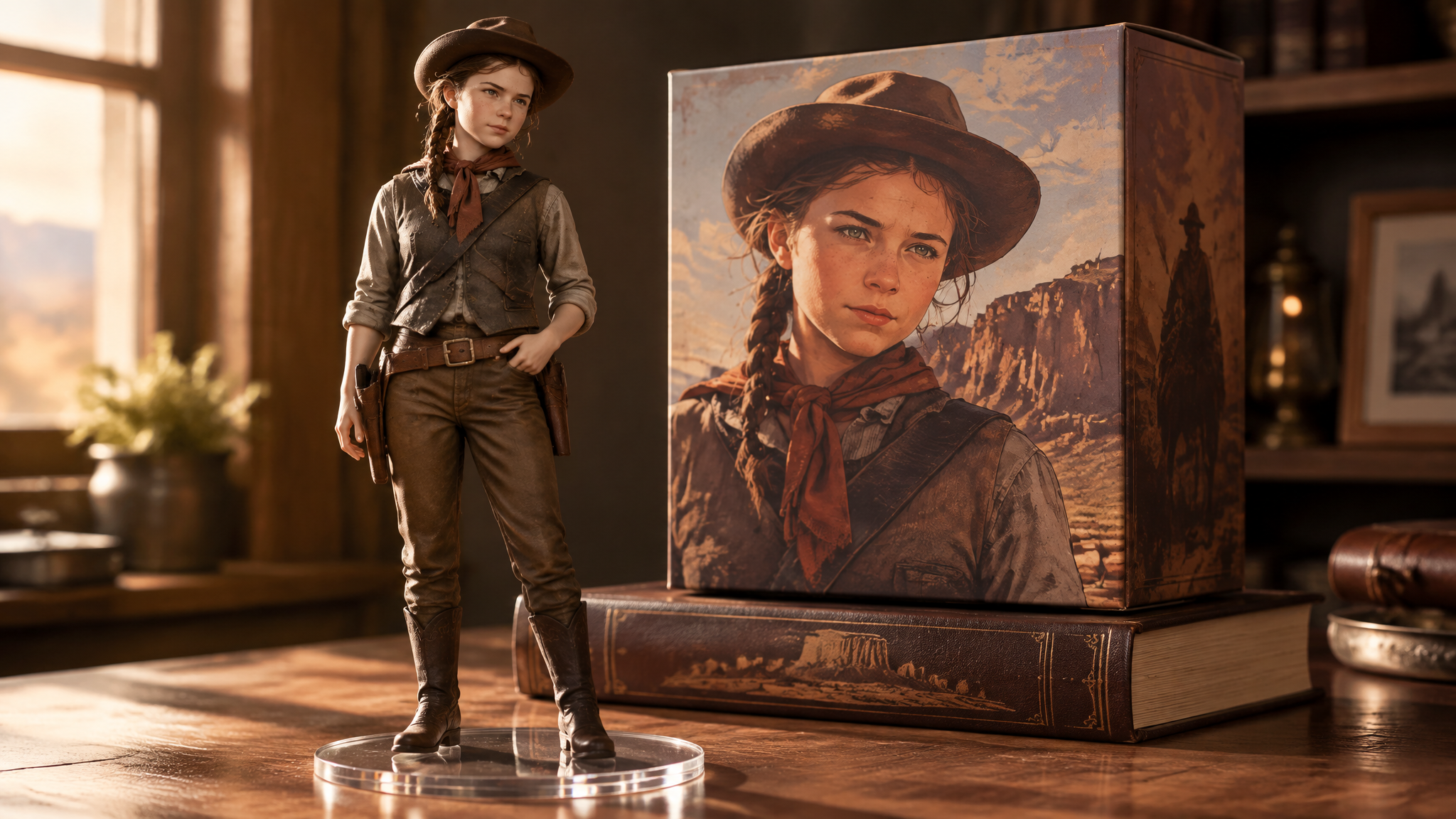 Western Character Collectible Figurine GPT Image 2.5 output