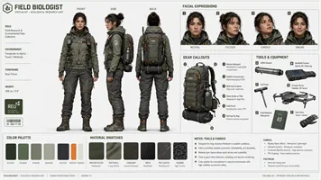 GPT Image 2 Character Reference Sheet example