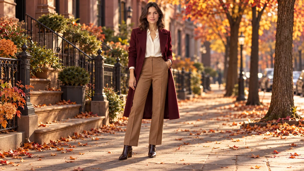 Woman transformed into an American autumn fashion campaign with GPT Image 2.5