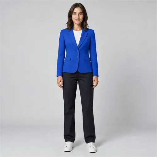Cobalt Blue Blazer Outfit Change generated with GPT Image 2.5 Sunburst