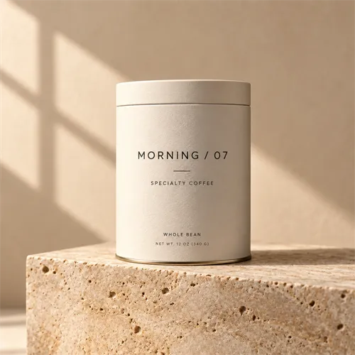 Premium Coffee Packaging generated with GPT Image 2.5 Sunburst